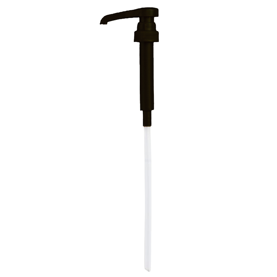 coffee syrup pump on a white background